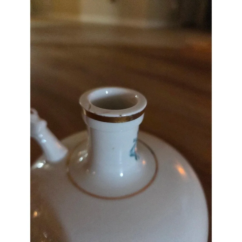 Meredith's Diamond Club Rye Whiskey Jug Pitcher K.T.&K. Antique 8.5